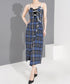 Check Pinafore Dress